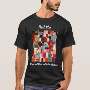 Red green and Violet and Yellow Rhythms Paul Klee  T-Shirt