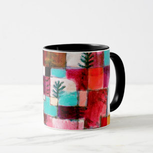 Red Green and Violet, Paul Klee Mug