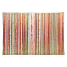 Red, Green, and White Striped Pattern