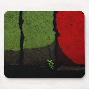 Red & Green Art Photograph Cool Unique Mouse Mat