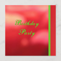 Red Green Birthday Party
