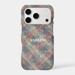 Red Green Blue Gold Stripes Sparkle