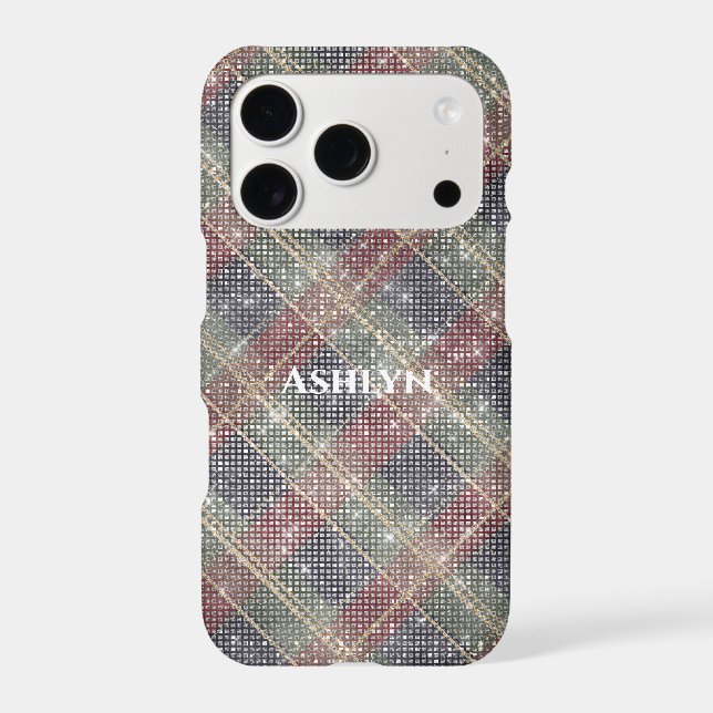 Red Green Blue Gold Stripes Sparkle (Back)