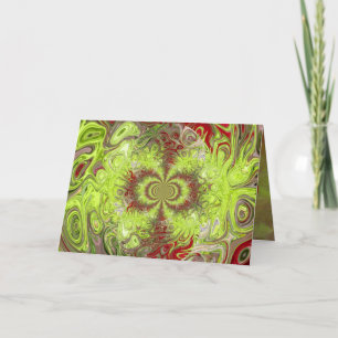 Red & Green Christmas Card