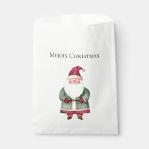 Red Green Christmas Santa Claus Favour Bags