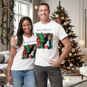 Red Green Christmas Solstice Fairy T-Shirt
