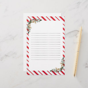 Red & Green Christmas Stationery