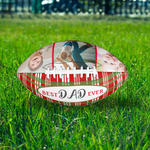 Red Green Country Plaid With Best Dad Ever Photos American Football