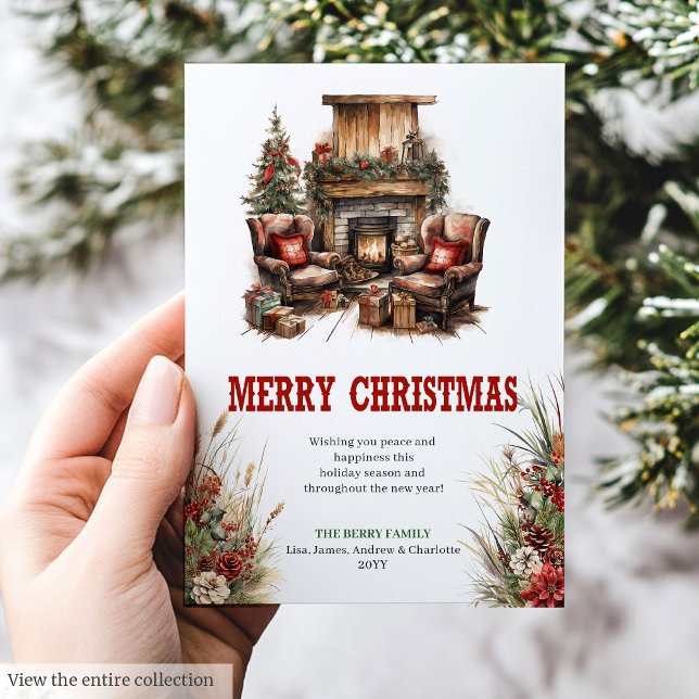 Red green cowboy Christmas greeting card design (Red green cowboy Christmas greeting card design

)