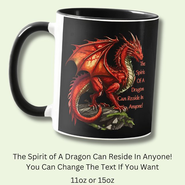 Red Green Dragon,  Spirit Can Reside in Anyone Mug (Creator Uploaded)