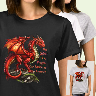 Red Green Dragon, Spirit Can Reside in Anyone T-Shirt