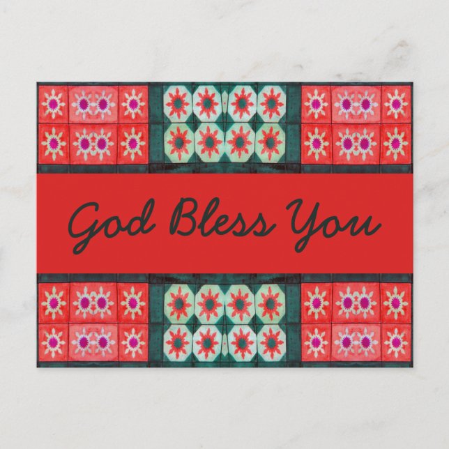 Red Green God Bless You Postcard (Front)