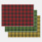 Red Green Gold Buffalo Plaid Check Tartan Patterns