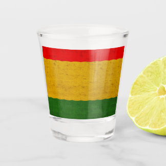 Red Green Gold Shot Glass