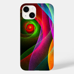 Red Green Orange Modern Abstract Art Pattern #22 Case-Mate iPhone 14 Case