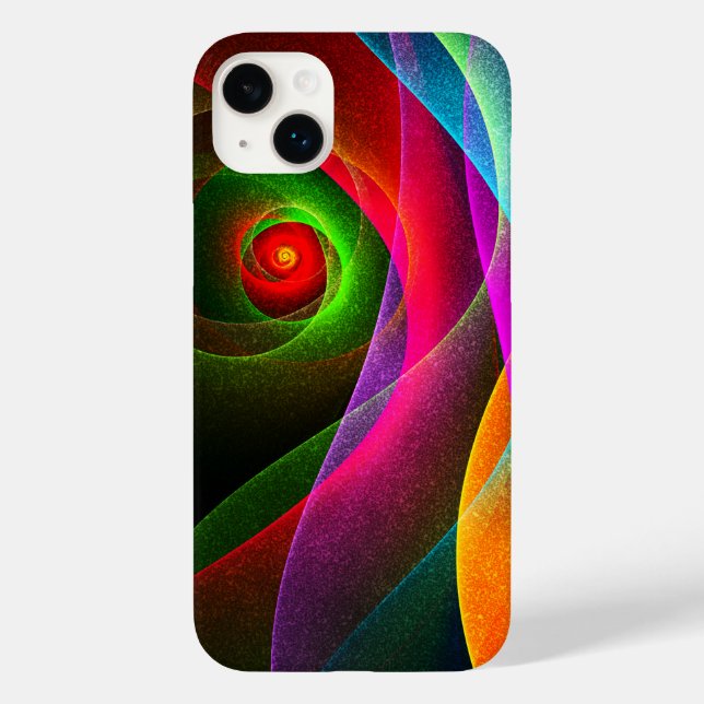 Red Green Orange Modern Abstract Art Pattern #22 Case-Mate iPhone Case (Back)