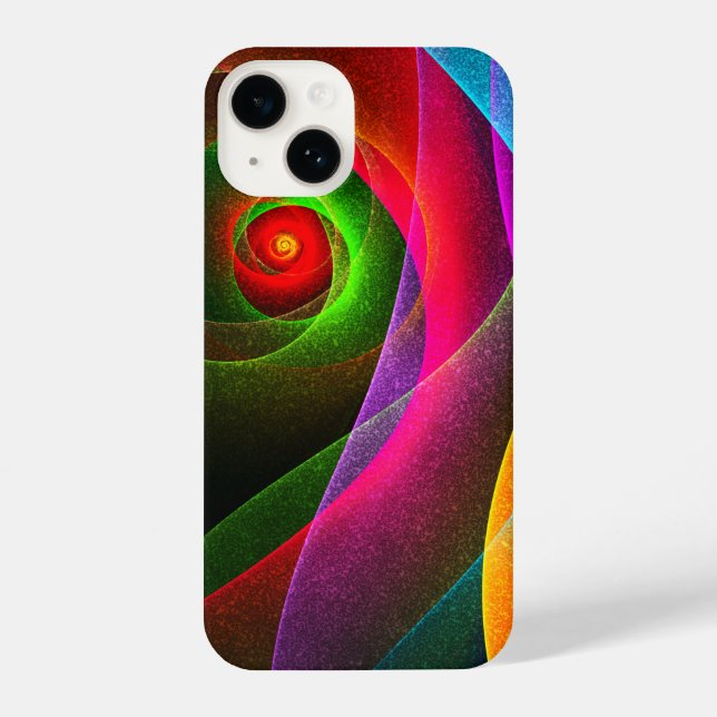 Red Green Orange Modern Abstract Art Pattern #22 iPhone Case (Back)