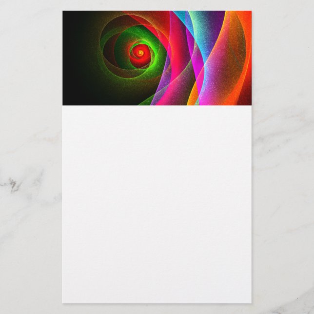 Red Green Orange Modern Abstract Art Pattern #22 Stationery (Front)