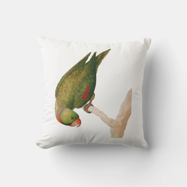 Red Green Parrot Cushion (Front)