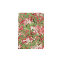 Red green pink white watercolor grunge pattern