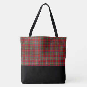 Red & Green Plaid Tote Bag-LRG