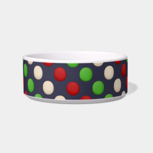 Red Green White Dots Bowl