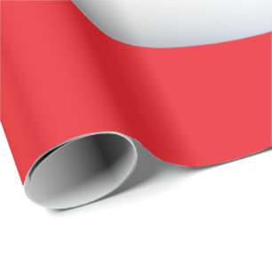 Red Green White graphic globes Christmas design Wrapping Paper