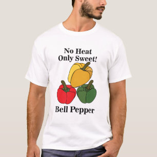 Red Green Yellow Capsicum Bell Pepper Funny T-Shirt