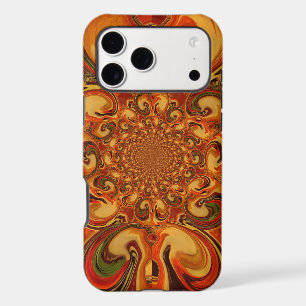 Red green yellow Cool Retro Vintage flowers design