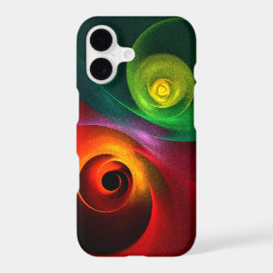 Red Green Yin Yang Modern Abstract Art Pattern #20