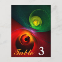Red Green Yin Yang Modern Abstract Art Pattern #20