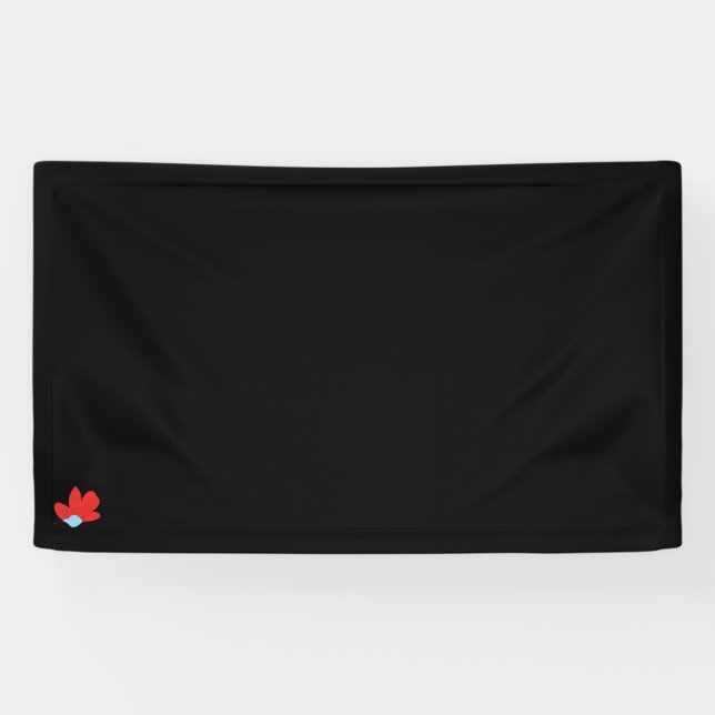 red, grey, blue colour clip art Vinyl Banner  (Horizontal)