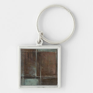 Red & Grey Brick Wall Key Ring