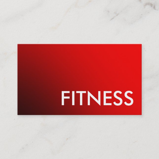 Red Grey Modern Professional Sport Business Card (Front)