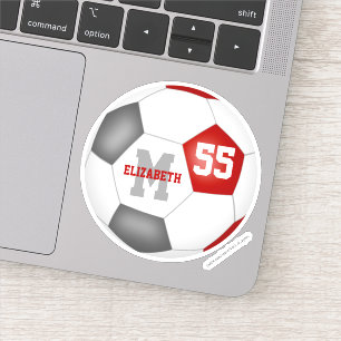 red grey team colours boys girls soccer