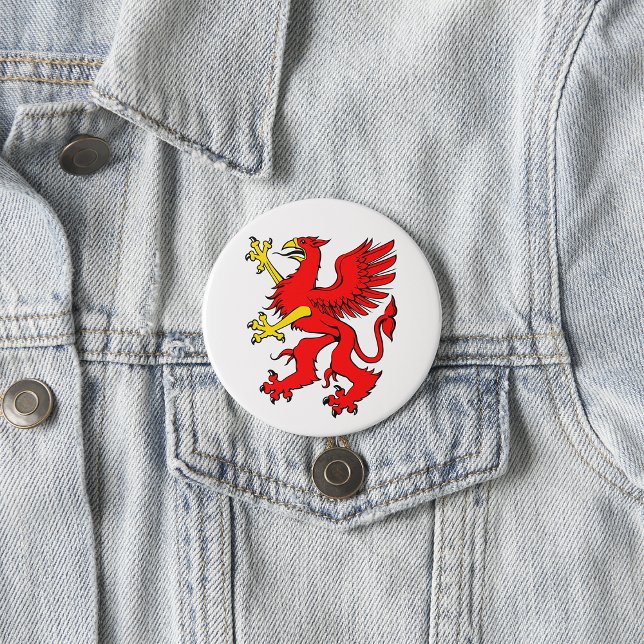 Red Griffin Button (Creator Uploaded)
