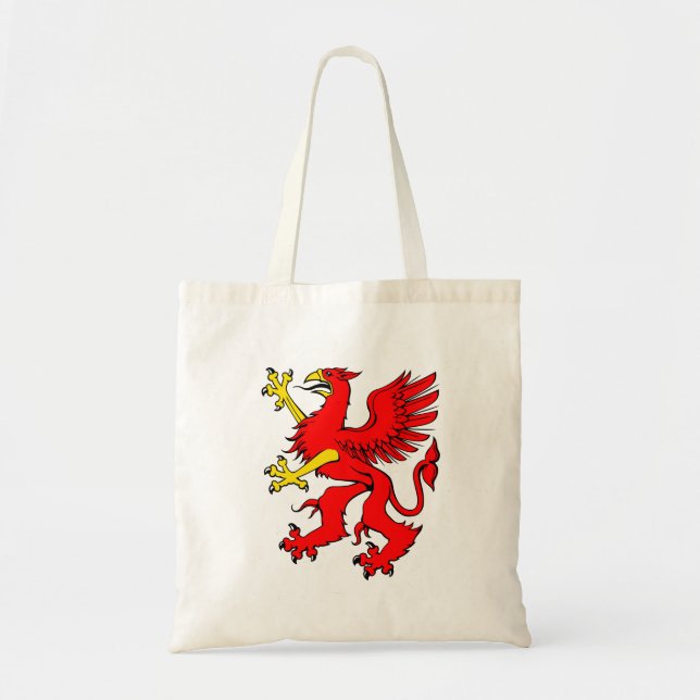 Red Griffin Tote Bag (Front)