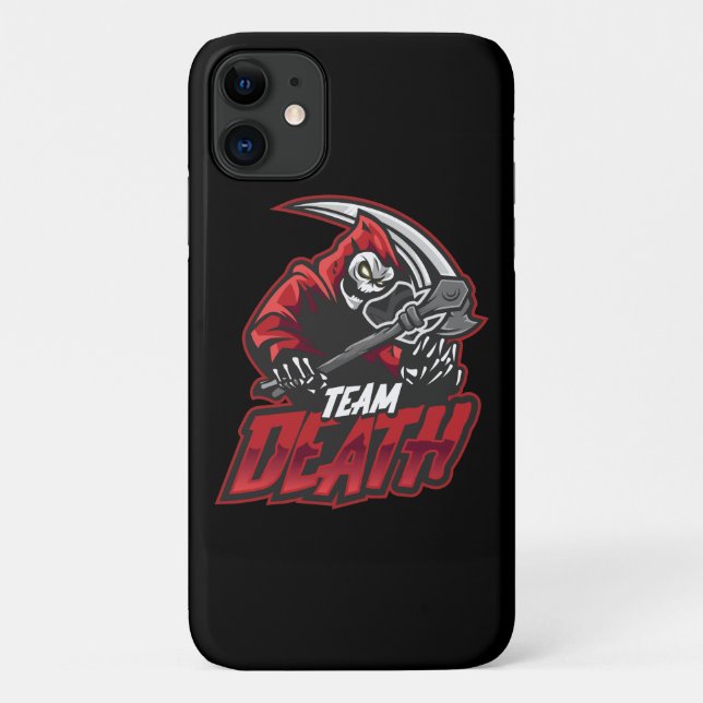 Red Grim Case-Mate iPhone Case (Back)