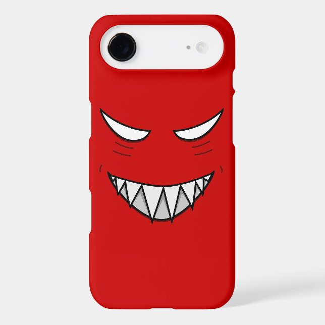 Red Grinning Face With Evil Eyes Case-Mate Samsung Galaxy Case (Back)