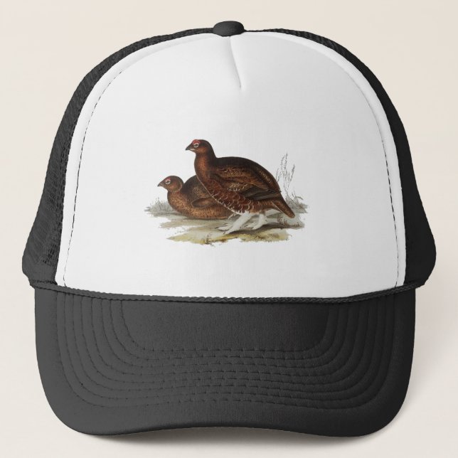 Red Grouse Trucker Hat (Front)
