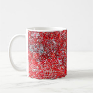 Red grunge textureabstract,ancient,art,background, coffee mug