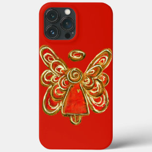 Red Guardian Angel Art Custom iPhone Case