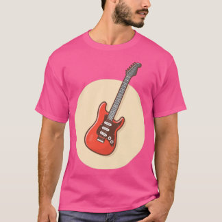 Red guitar T-Shirt