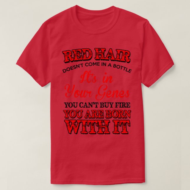 RED HAIR 7 T-Shirt (Design Front)