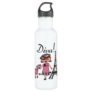 Red Hair Diva 710 Ml Water Bottle