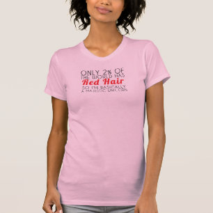 Red Hair Majestic Unicorn Tnak Top