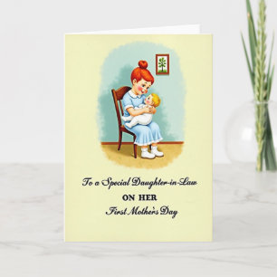 Red Hair Mother Love Card