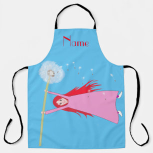 Red-haired Dandelion Girl Thunder_Cove Apron
