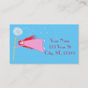 Red-haired Dandelion Girl Thunder_Cove Business Card