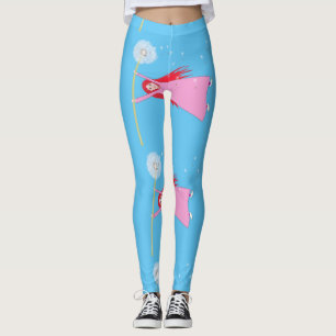 Red-haired Dandelion Girl Thunder_Cove Leggings